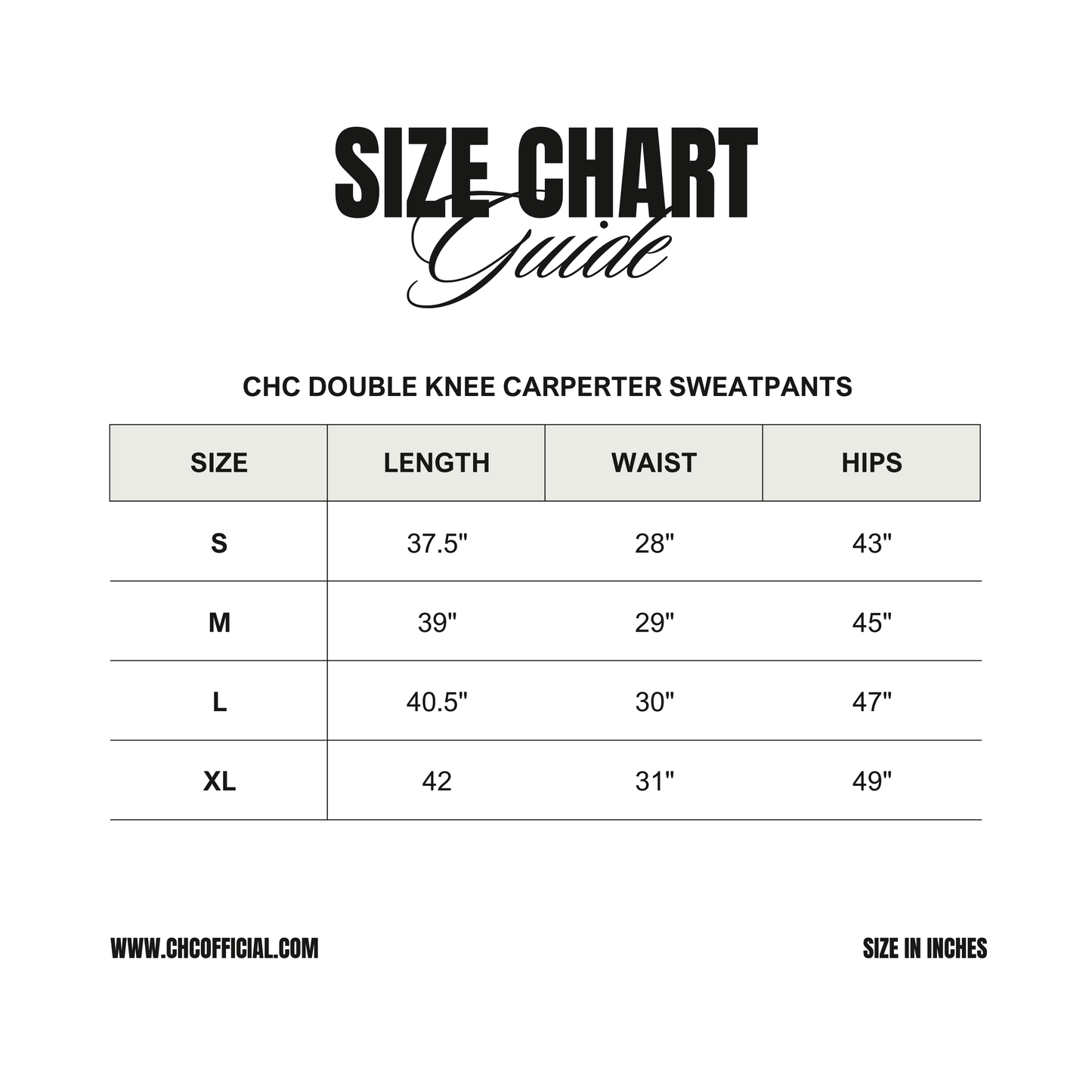 DOUBLE KNEE CARPENTER SWEATPANTS