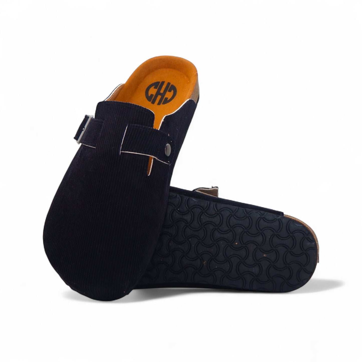 CORDUROY CLOG IN SPACE BLACK