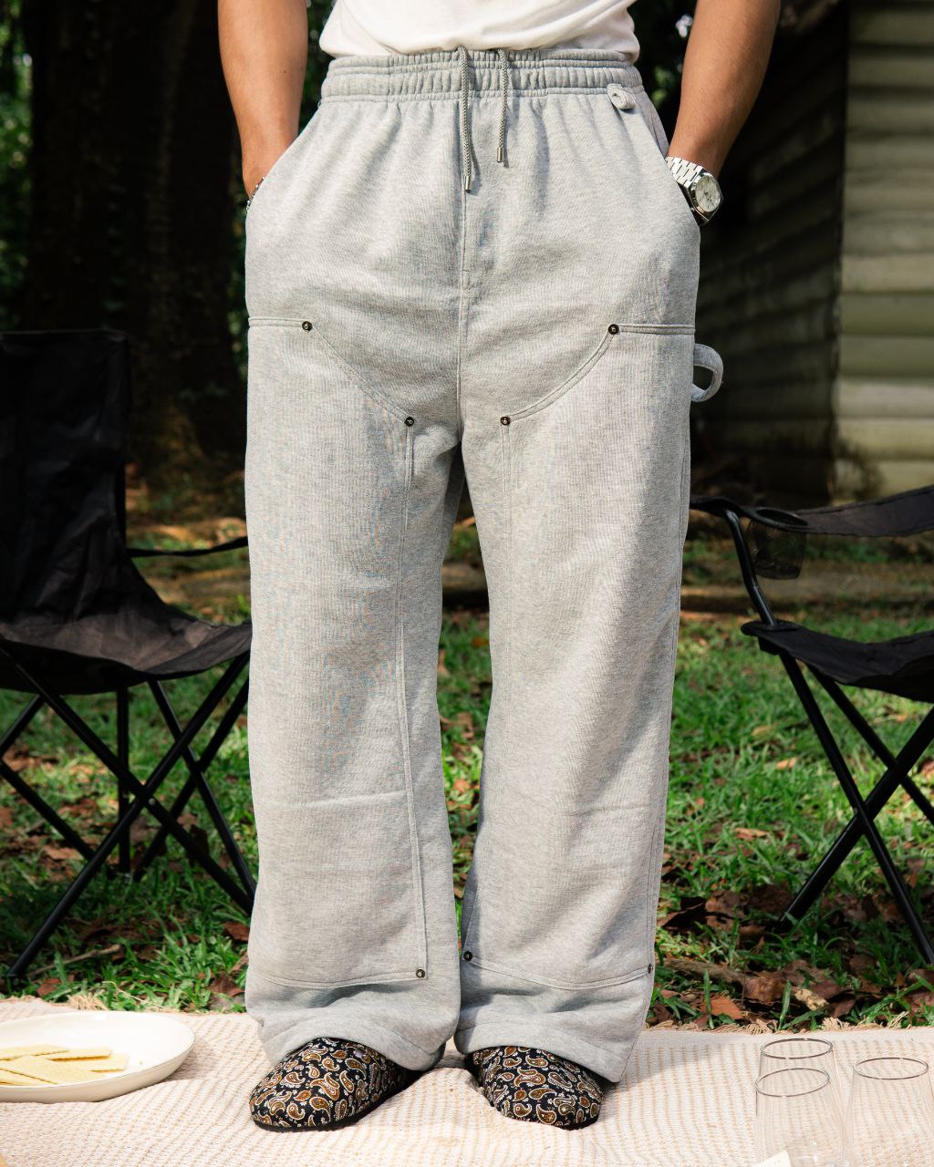 DOUBLE KNEE CARPENTER SWEATPANTS