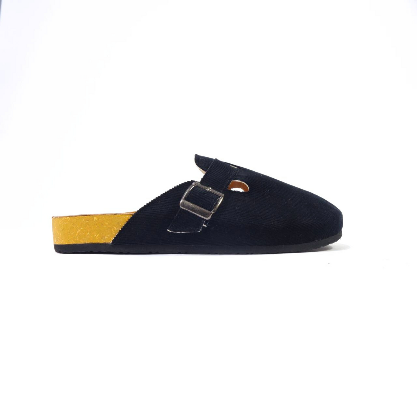 CORDUROY CLOG IN SPACE BLACK