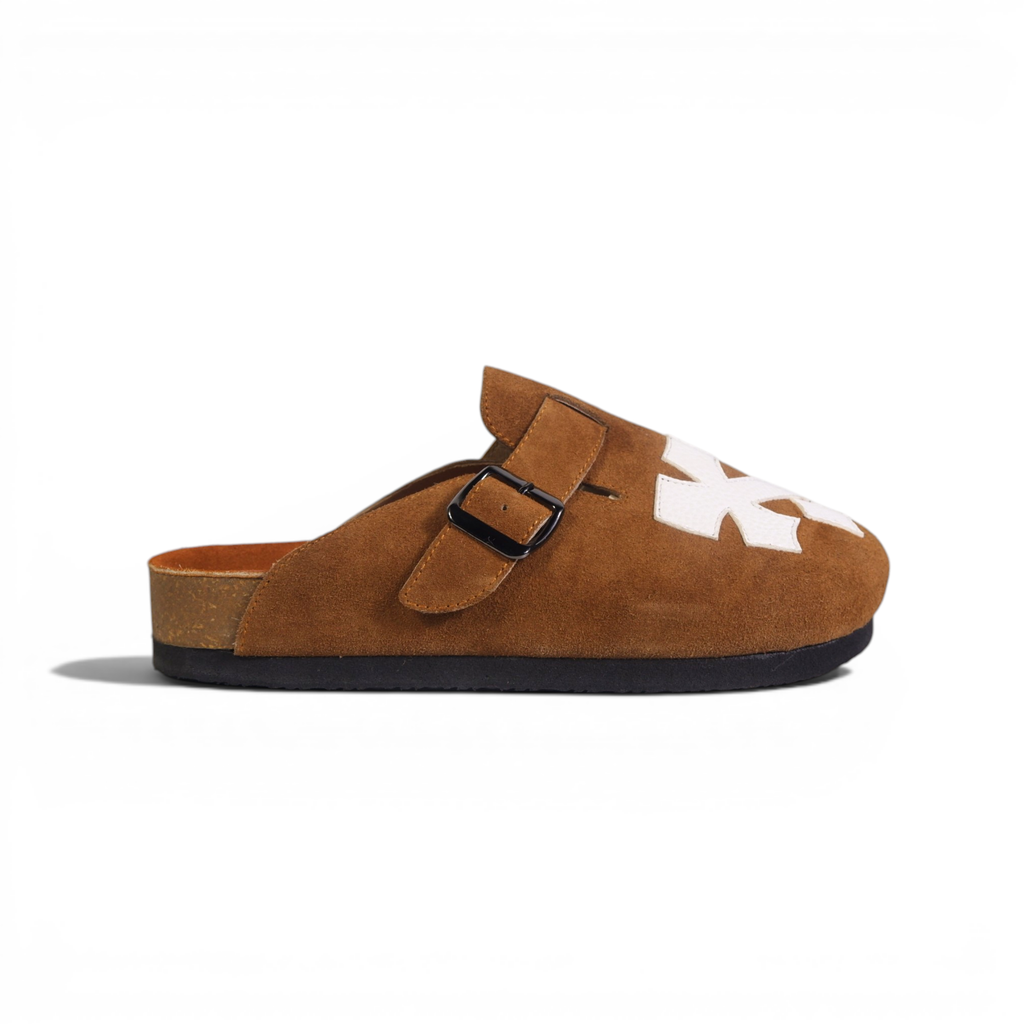 CRIXCRUX CLOG IN TAN BROWN