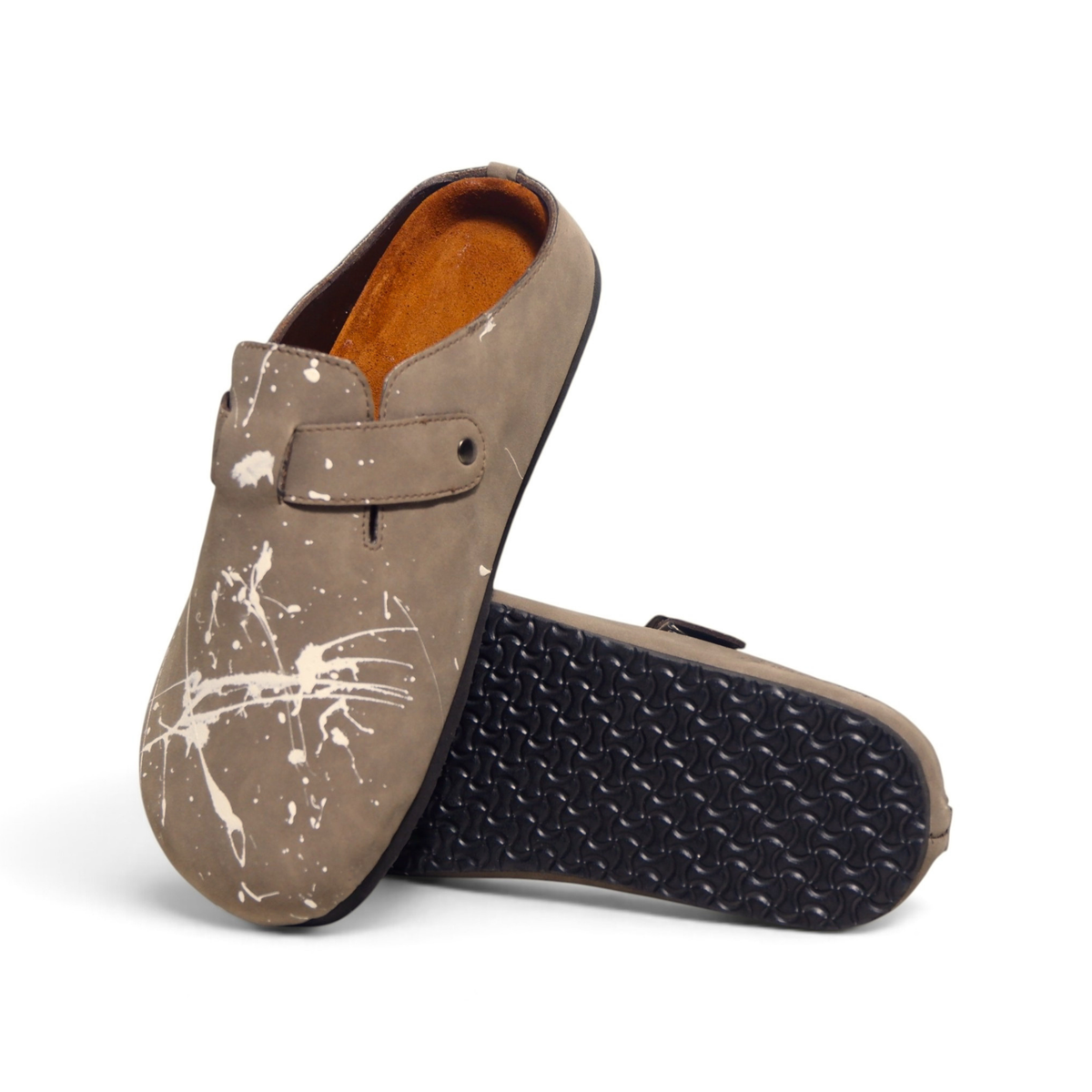 LC X CHC LA PEINTURE CLOG IN TAUPE GREY