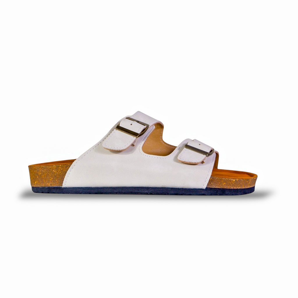 CLASSIC TWO STRAP SANDALS IN ARCTIC WHITE