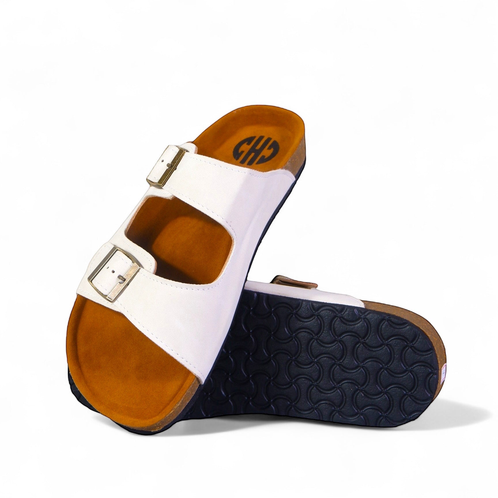 CLASSIC TWO STRAP SANDALS IN ARCTIC WHITE