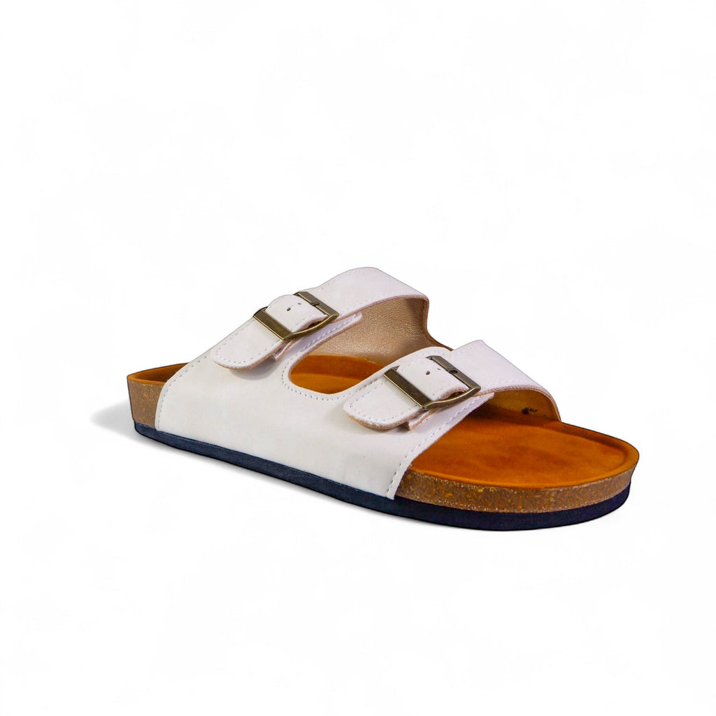 CLASSIC TWO STRAP SANDALS IN ARCTIC WHITE