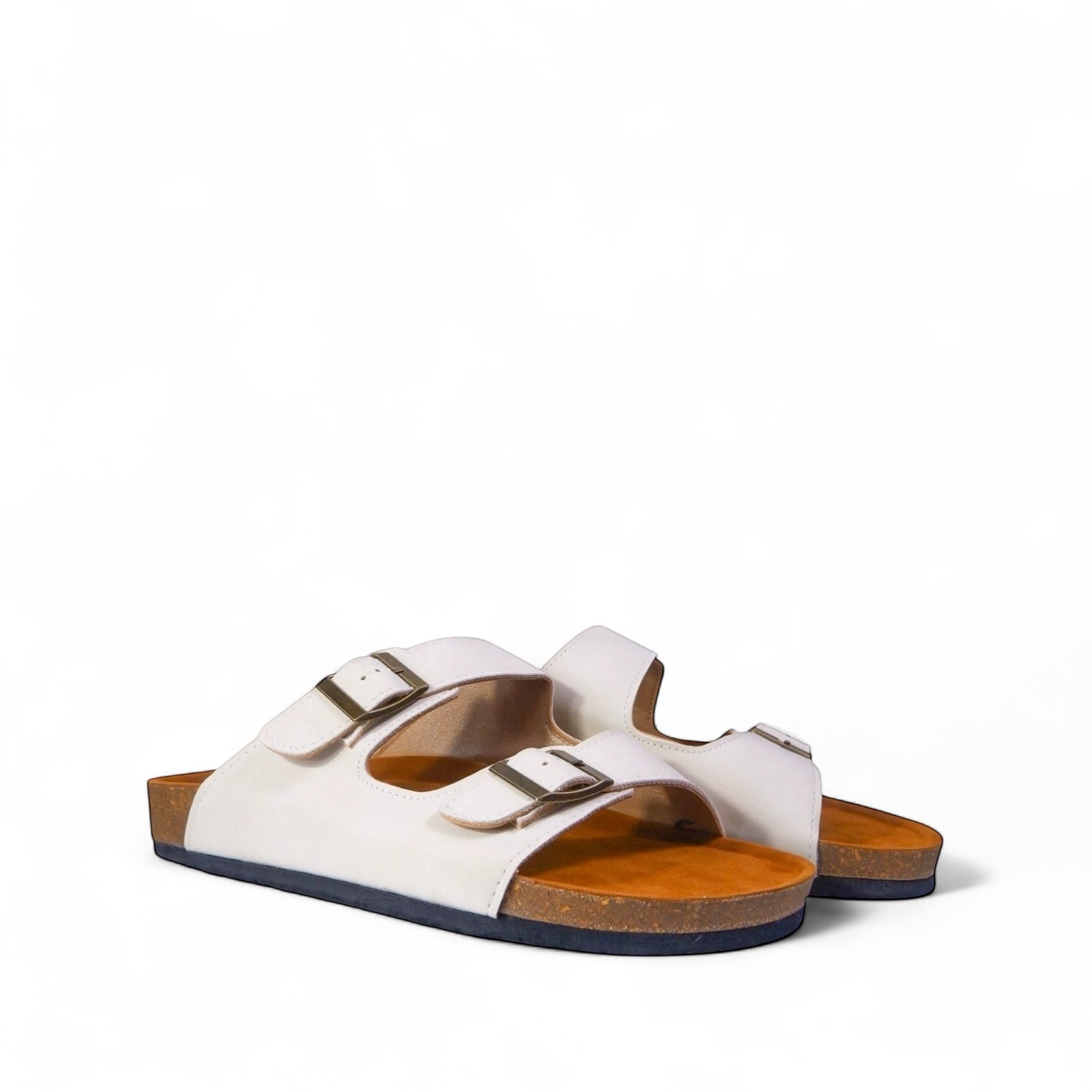 CLASSIC TWO STRAP SANDALS IN ARCTIC WHITE