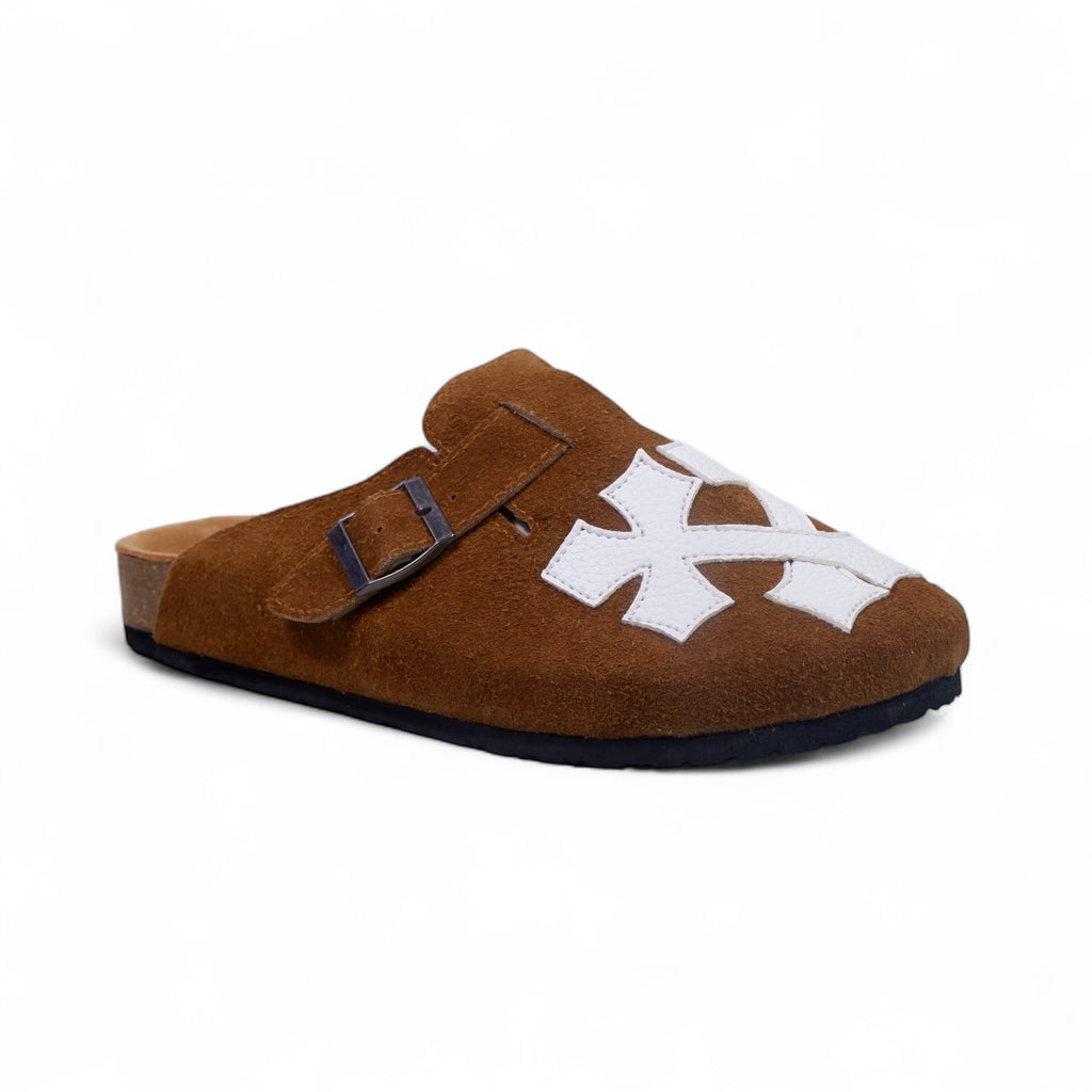 CRIXCRUX CLOG IN TAN BROWN