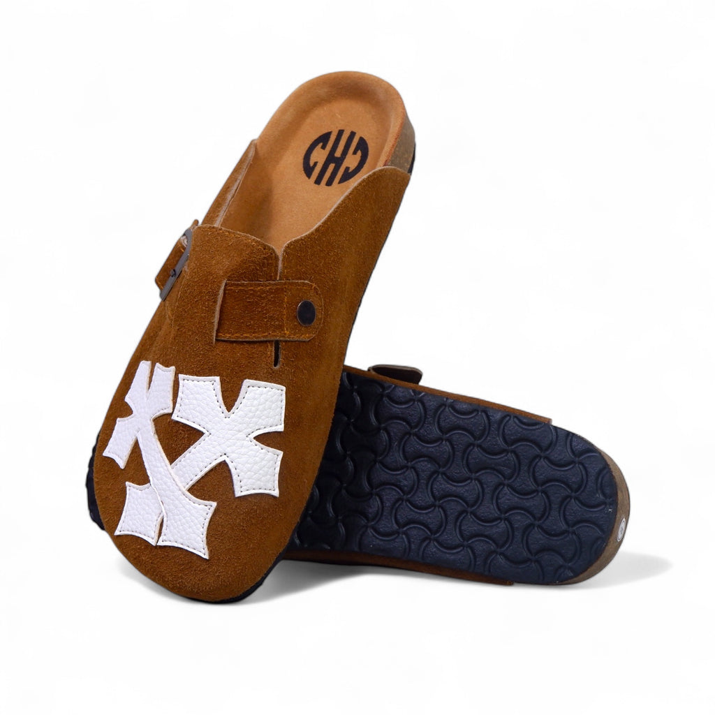 CRIXCRUX CLOG IN TAN BROWN