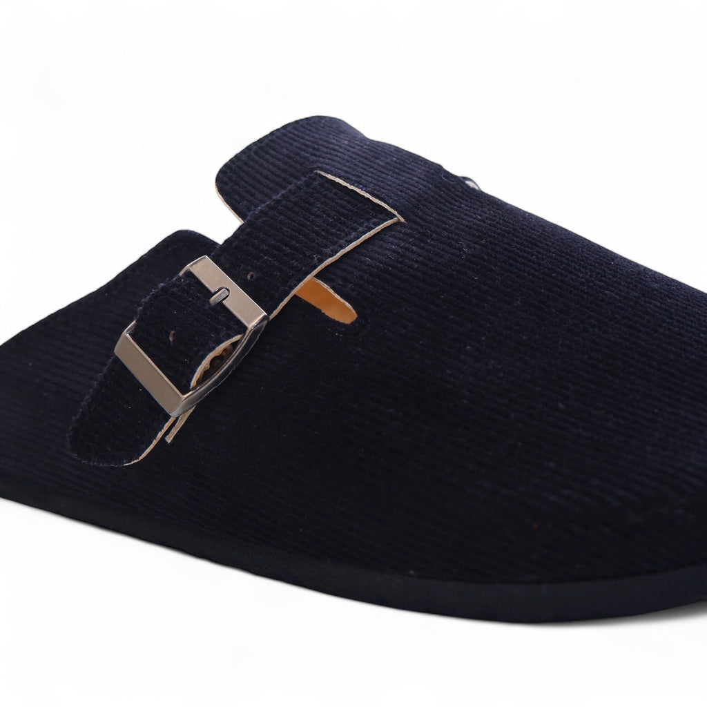 CORDUROY CLOG IN SPACE BLACK