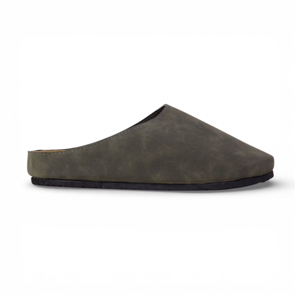CLASSIC MULES IN OLIVE GREEN
