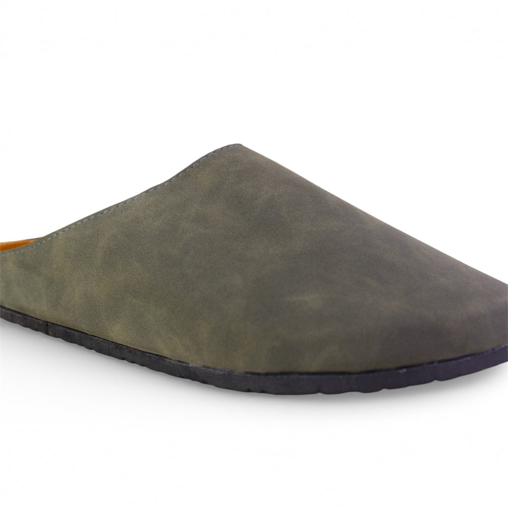CLASSIC MULES IN OLIVE GREEN