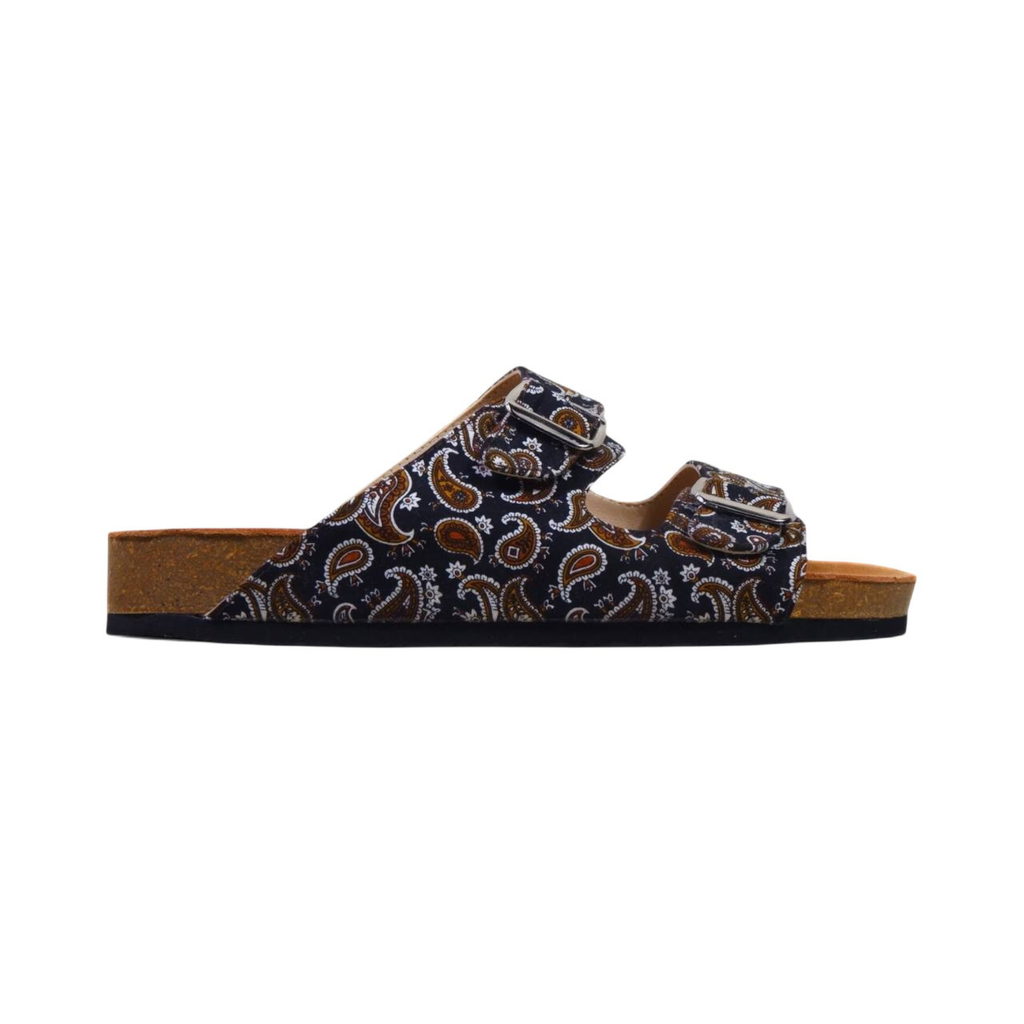 PAISLEY TWO STRAP SANDALS IN EMBER