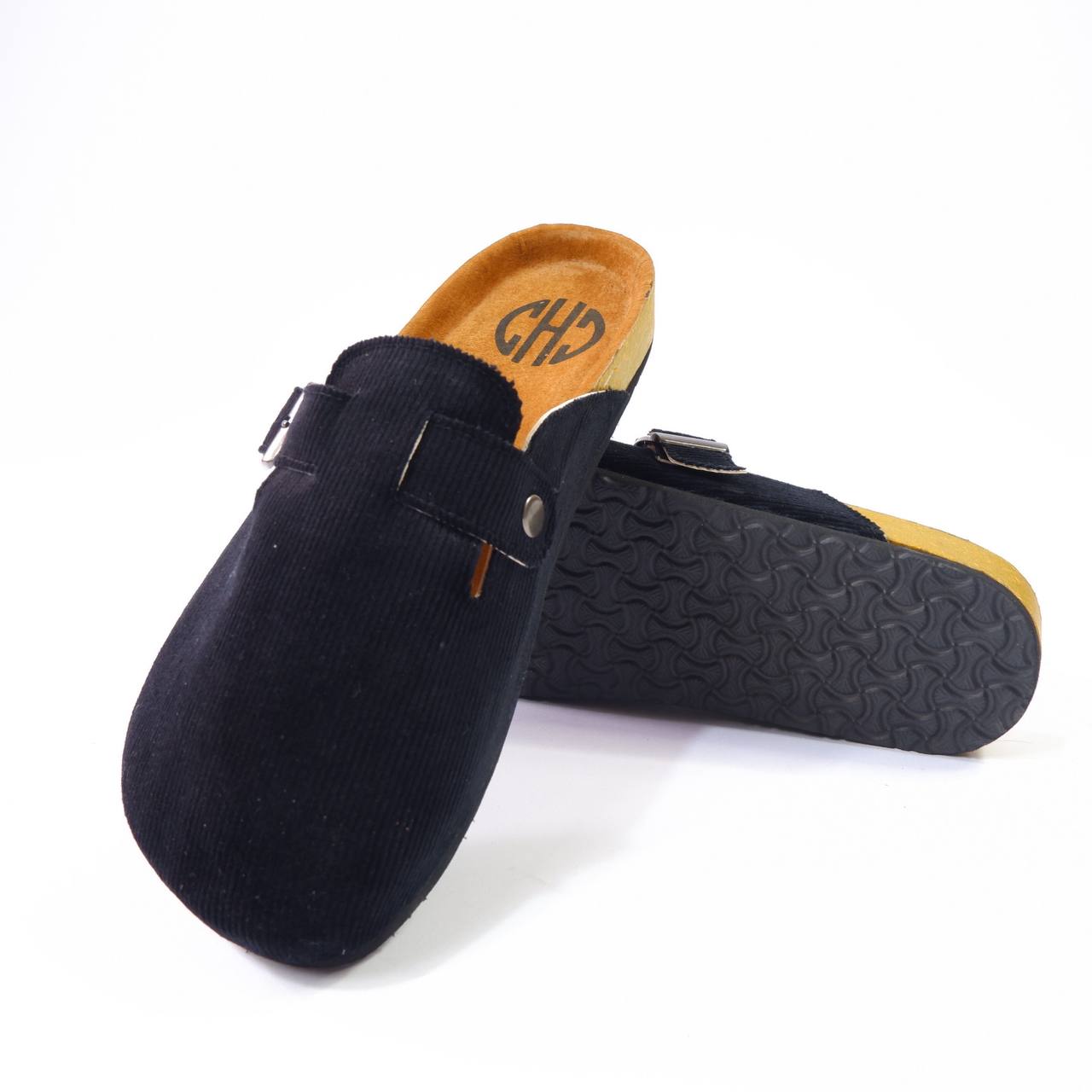 CORDUROY CLOG IN SPACE BLACK