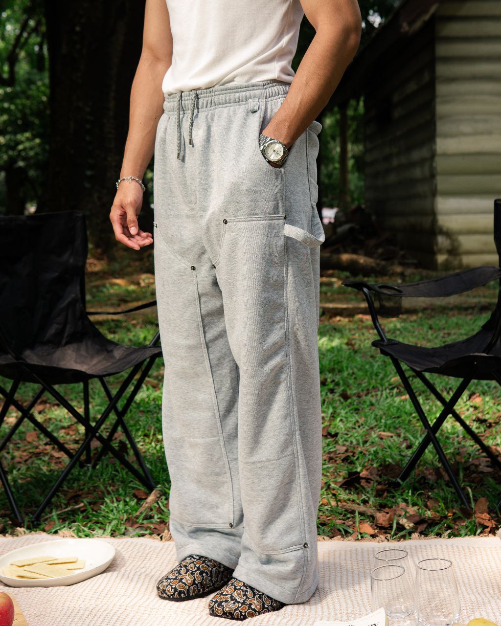 DOUBLE KNEE CARPENTER SWEATPANTS