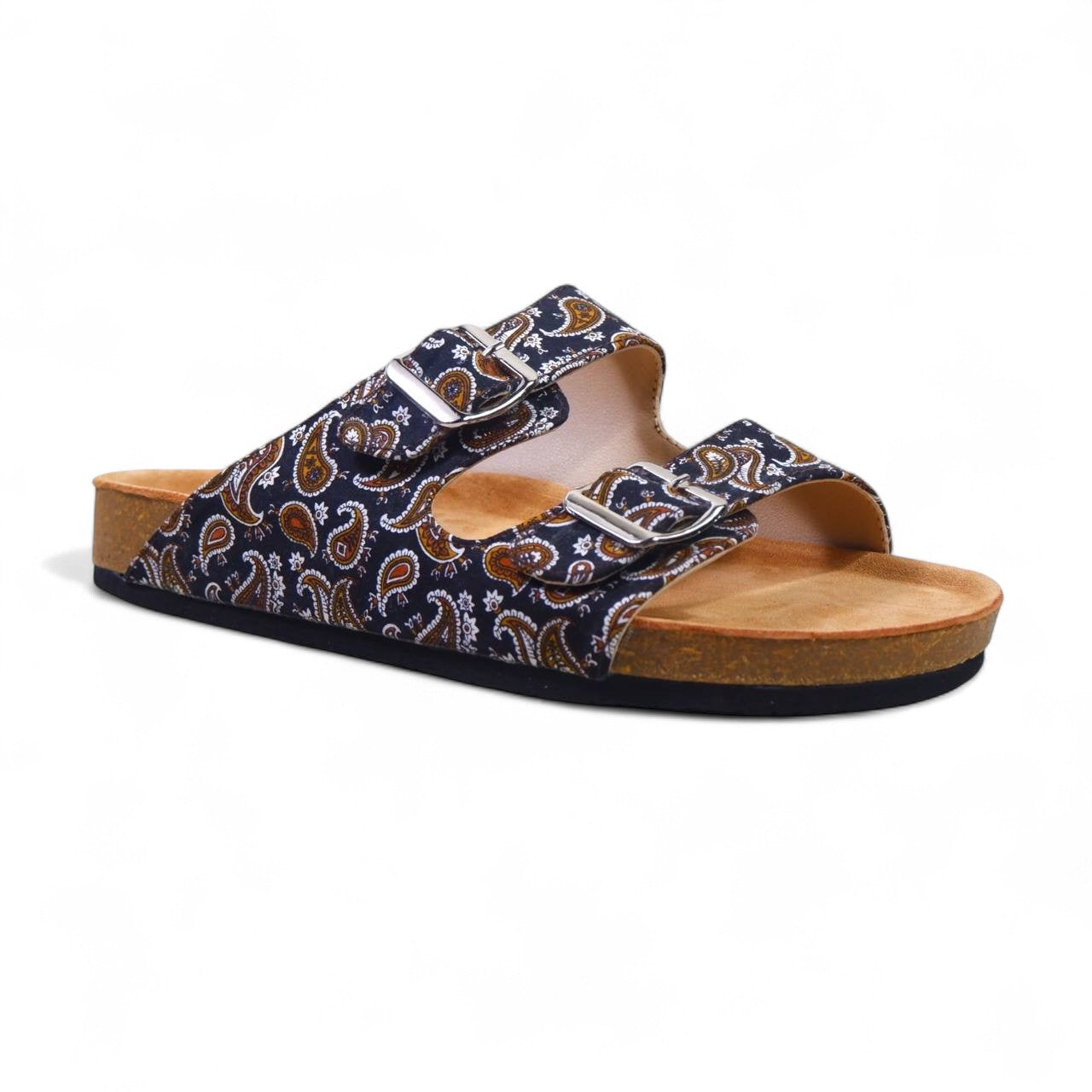 PAISLEY TWO STRAP SANDALS IN EMBER