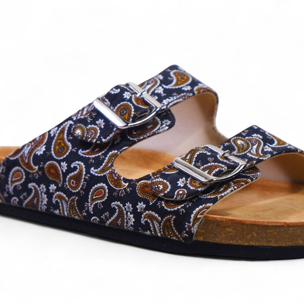 PAISLEY TWO STRAP SANDALS IN EMBER